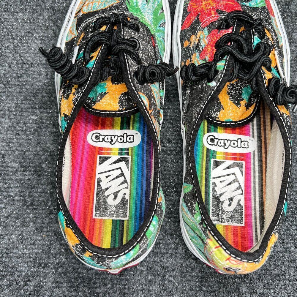 Vans Authentic Crayola Shoes Women's 7 Colorful Classic Casual Low Skate Sneaker - Picture 9 of 12